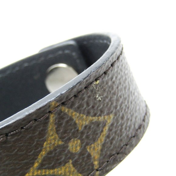 Louis Vuitton Hockenheim Bracelet M6141 Metal,Monogram Bangle Brown,Silver - Picture 6 of 12